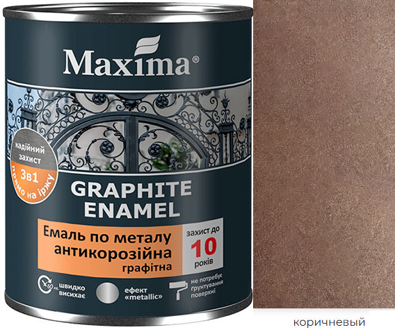 Эмаль с рельефной графитовой структурой GRAPHITE ENAMEL  Maxima