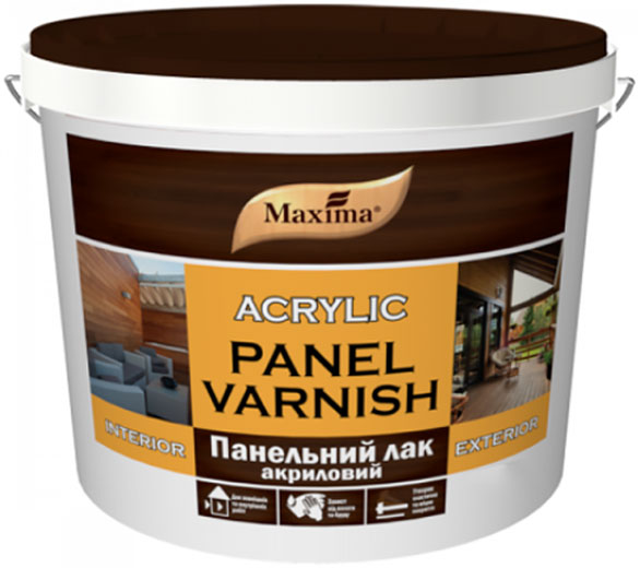 Лак акриловый панельный шелковисто-матовый Maxima