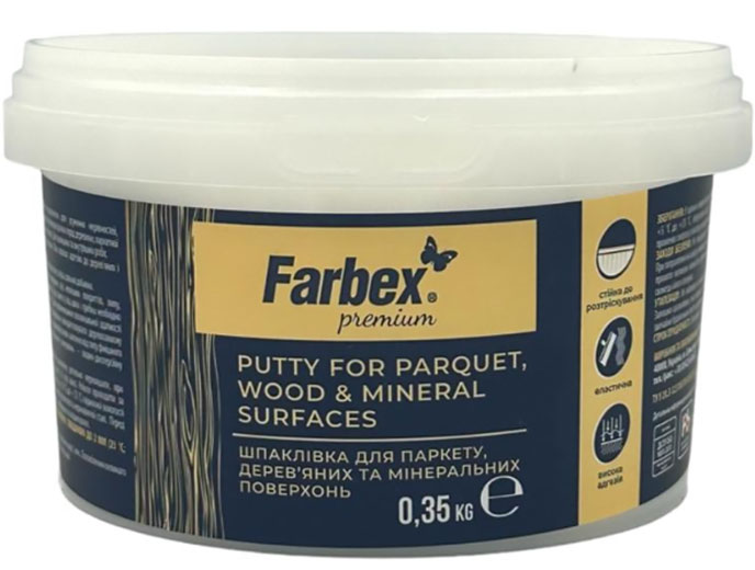 Шпатлевка по дереву и минеральным поверхностям Farbex