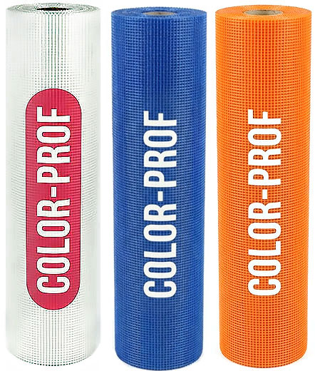 Сетка стекловолоконная под шпатлевку 5 х 5 мм COLOR-PROF