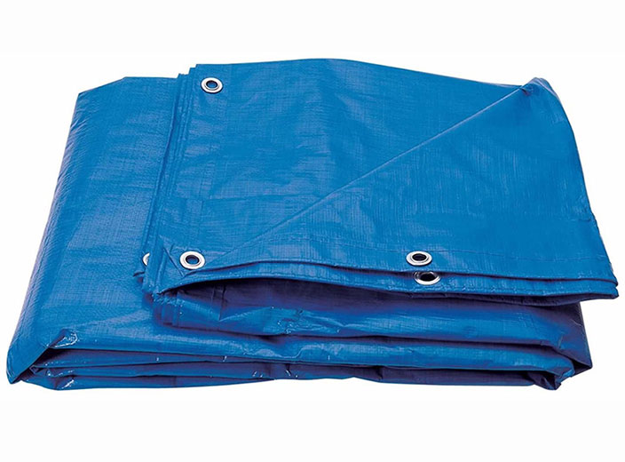 Тент тарпаулиновый синий 150 г/м² Sugrand
