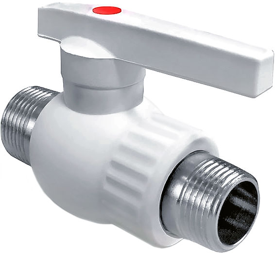 Кран шаровый с наружной резьбой 1/2 х 1/2 IFAN