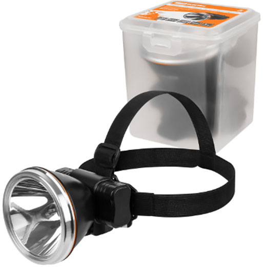 Фонарь «Налобный 14» аккум. 10 Вт LED Li-Ion 3.7 В 4.8 А*ч 550 лм 230 В TDM