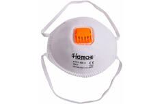 Маска  респиратор с клапаном FFP1 (уп - 10 шт) 435005 Hoteche