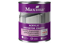 Эмаль  акриловая глянцевая для радиаторов белая 0.7 кг  Maxima
