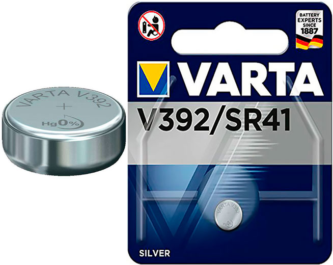 Элемент питания V392 Watch (блистер 1 шт) VARTA