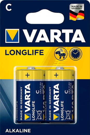 Элемент питания C (блистер 2шт) VARTA