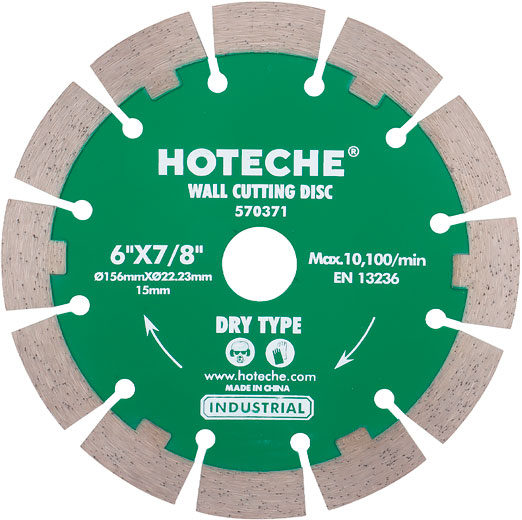 Диск отрезной алмазный для штробореза 156 х 22.23 х 15 мм 570371 Hoteche