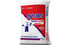 Шпатлевка  гипсовая вторичная (финишная) Saten Ultra White 25 кг  AyGIPS