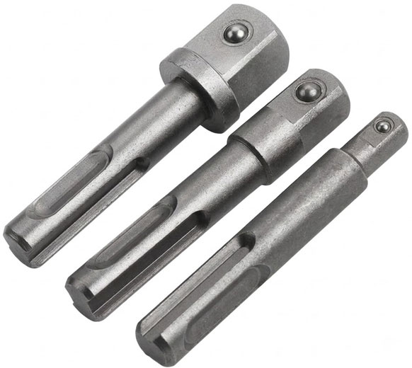 Набор адаптеров SDS Plus (3 ед.)1/2 x 3/8 x 1/4 222903 WOKIN