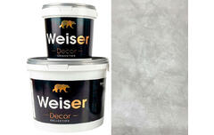 Декоративное  гибридное покрытие (замша+шелк) VELLUTO STONE ВЕЛЮР 1 кг Weiser