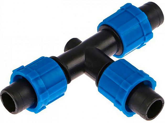 Тройник зажимной для ленты DRIP TAPE