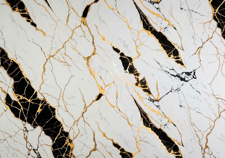 Панель стеновая PVC PW81929JX Panda Gold 122 см x 280 см (Глянец) толщ 2.7 мм PorFloor
