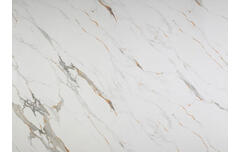 Панель  стеновая PVC PW1907-1G Carrara Gold II 122 см x 280 см (Глянец) толщ 2.7 мм PorFloor