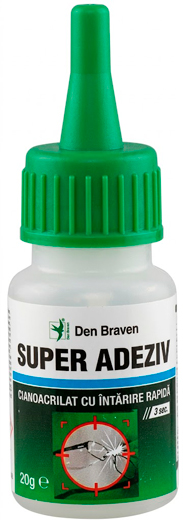 Клей секундный профессиональный SUPER GLUE 20 г Den Braven