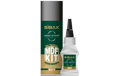 Клей  быстродействующий двухкомпонентный MDF KIT 200мл/50гр. BS12  SIBAX