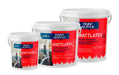 Краска  для внутренних работ матовая белая Mattlatex Paint Acrylic  Bellini