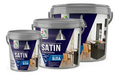 Краска  интерьерная глубокоматовая SATIN белая  Colorina