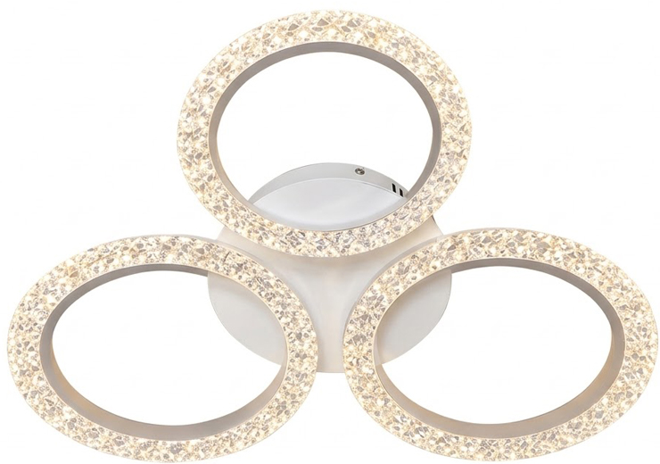 Люстра светодиодная 23*2W, 385*385*85 White(TR0370-2807)