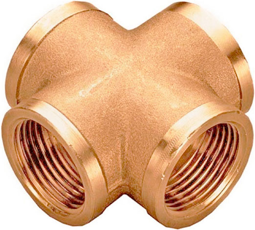 Крестовина латунная усиленная ВВВВ