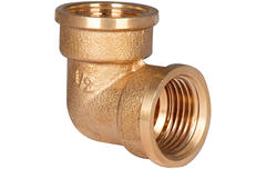 Отвод  латунь усиленный, ВВ