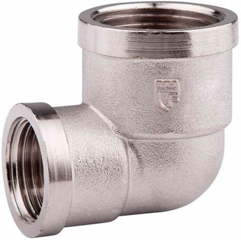 Отвод переходной никелированный 1/2 В × 3/4 В (15 мм × 20 мм) SD FORTE