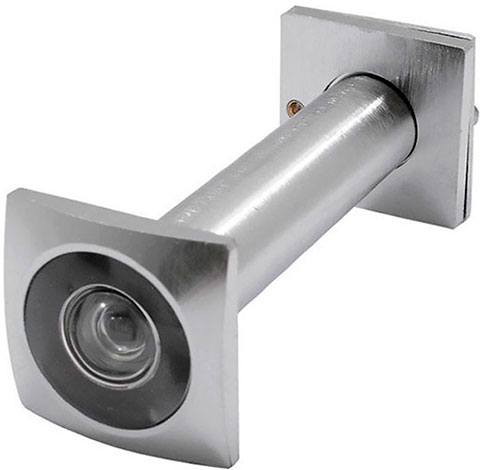 Глазок дверной DV204 CP 70-130 мм square KEDR
