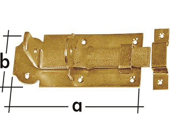 Задвижка под навесной замок