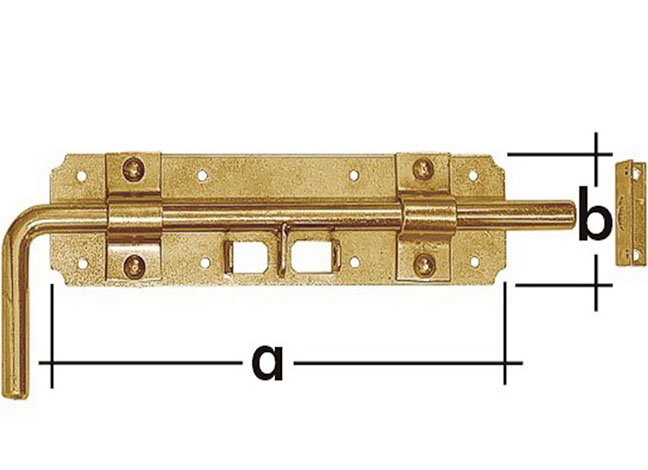 Задвижка воротная 240 × 60, без пружины