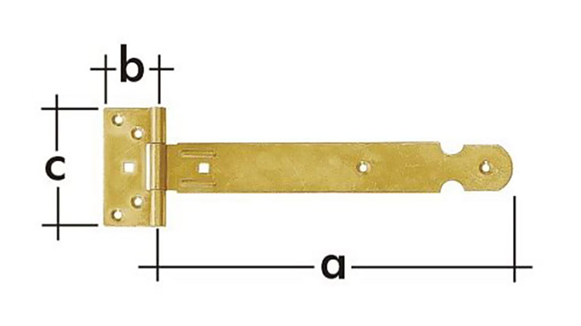 Петля воротная, легкая