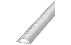Наружный угловой профиль серебро 14,5 мм для плитки 10 мм длина 2700 мм
