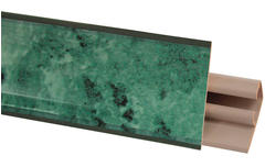 Плинтус для столешницы под вставку 580 мрамор зеленый
