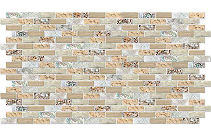 Панель ПВХ Мозаика Астерия 980 × 480 мм (упаковка 10 шт) GRACE