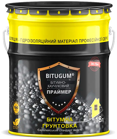 Праймер битумно-каучуковый BITUGUM
