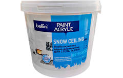 Краска для внутренних работ матовая белая Snow Ceiling Paint Acrylic Bellini