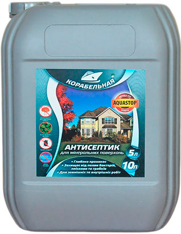 Антисептик для минеральных поверхностей Корабельная 5 л