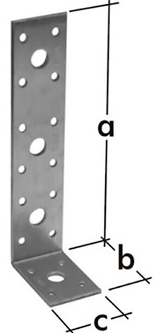 Угольник перфорированный соединительный