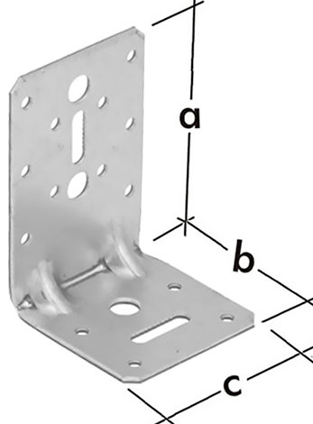 Угольник перфорированный усиленный прокатанный